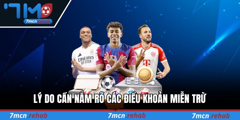 Lý do cần nắm rõ các điều khoản trong miễn trừ trách nhiệm của 7M